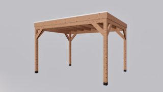 Douglas overkapping 300x400cm Verando